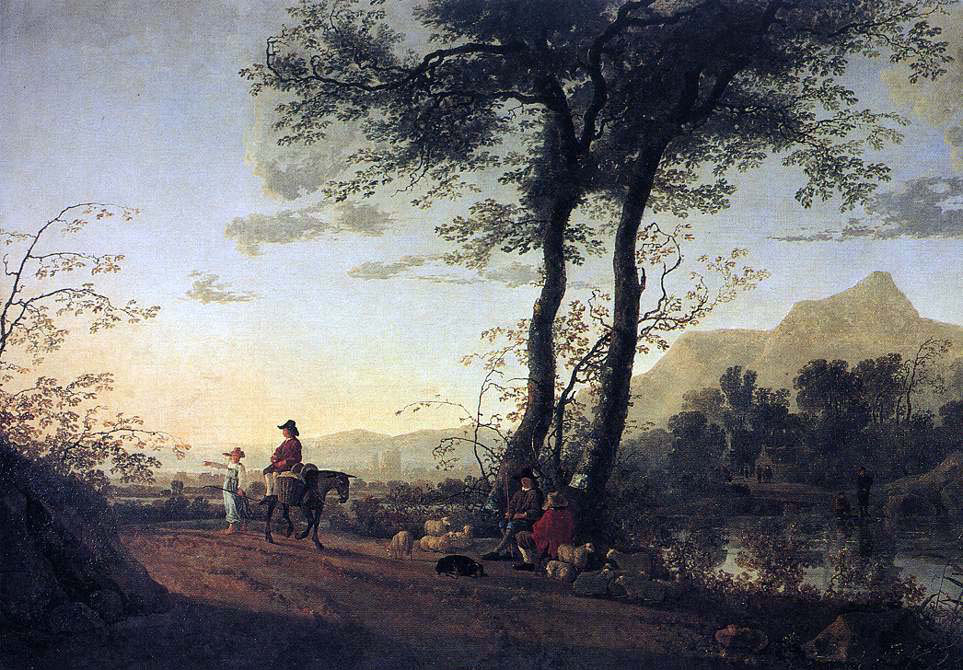 Road Bedside a River
